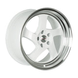 KR1 White Machined Lip